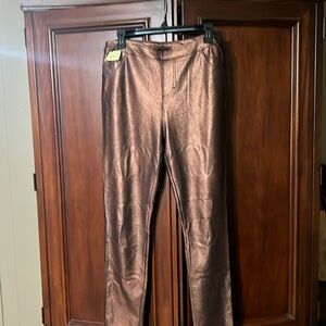 Soft Surroundings shiny pants size medium